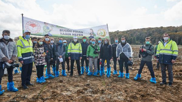 Vali Yerlikayanın katılımıyla milyonlarca fidan dikildi