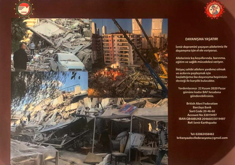 Alevi Federasyonu’ndan İzmir kampanyası: ‘Dayanışma Yaşatır’