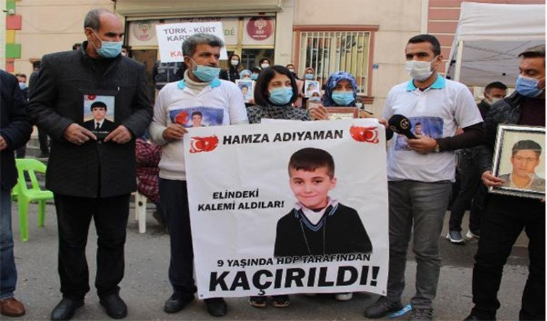 HDP önündeki eylemde 446ncı gün; aile sayısı 176 oldu