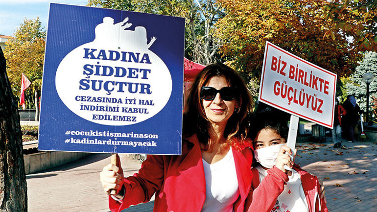 Şiddete karşı tek ses: Yeter