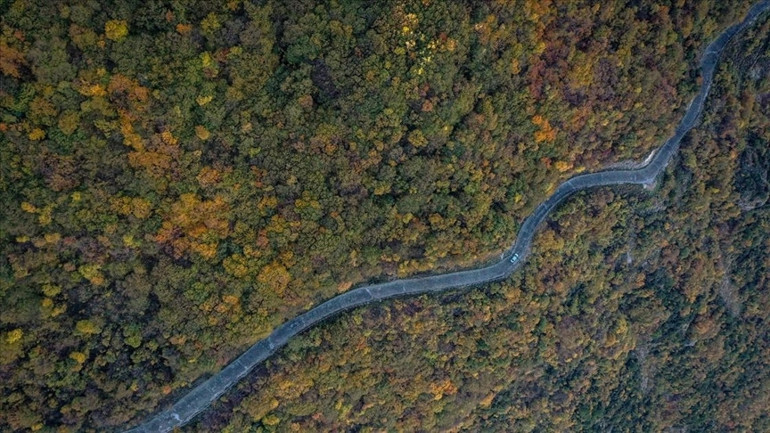 Uludağın eteklerindeki Çalıkuşunun köyünde sonbahar güzelliği