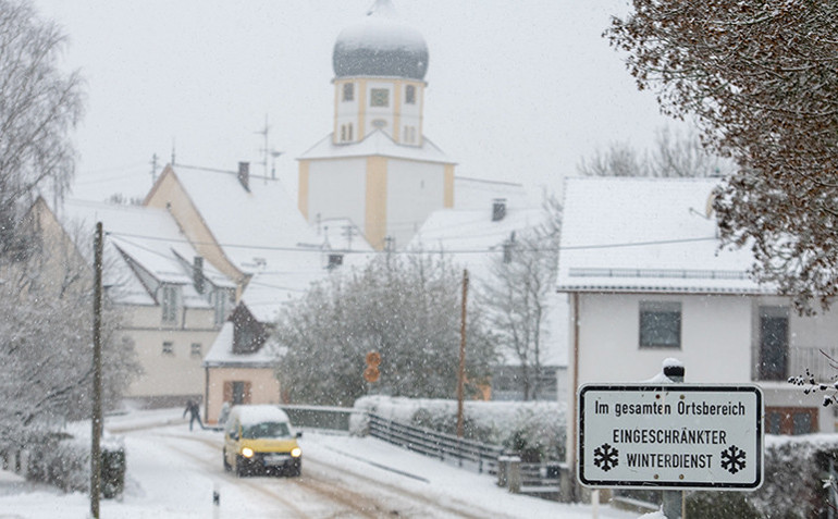 Almanya’ya kara kış geldi