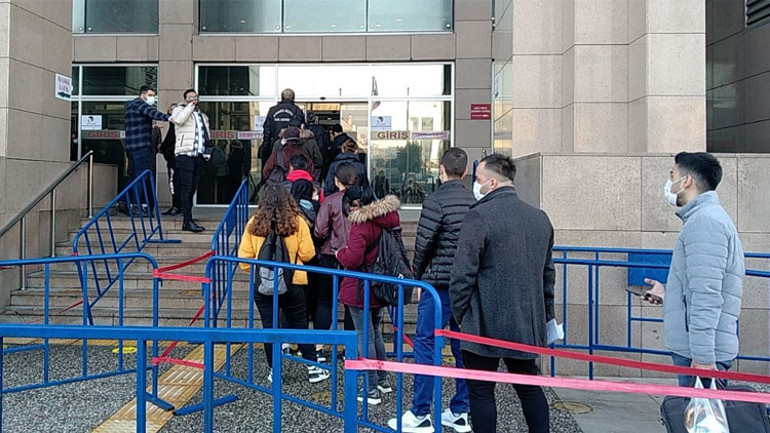 İstanbul Adalet Sarayında HES kodu kuyruğu