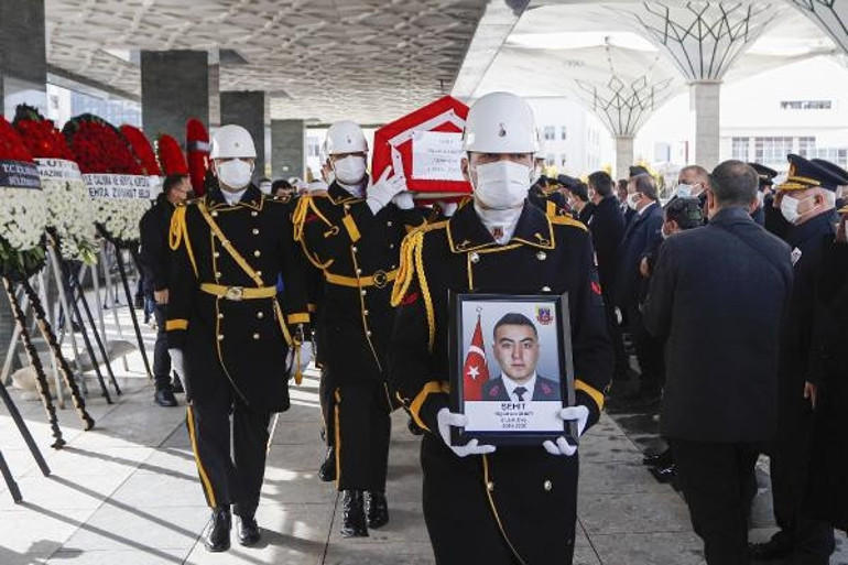 Resulayn şehidi Uzman Çavuş Oğuzhan Anar, Ankarada son yolculuğa uğurlandı