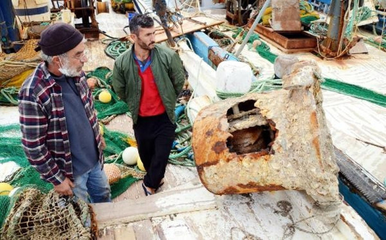 Bodrumda balıkçı ağlarına takıldı 200 kilo...