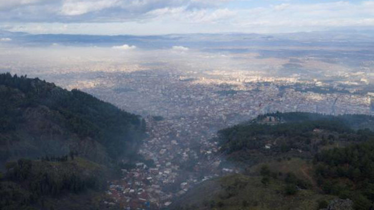 Spil Dağında sis güzelliği