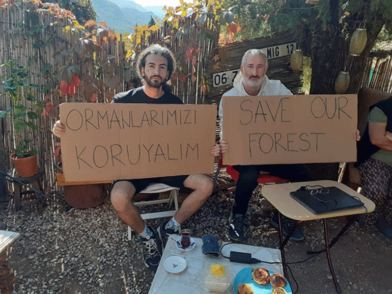 LİKYA YOLU’NDA AĞAÇ KIYIMINA DAVA