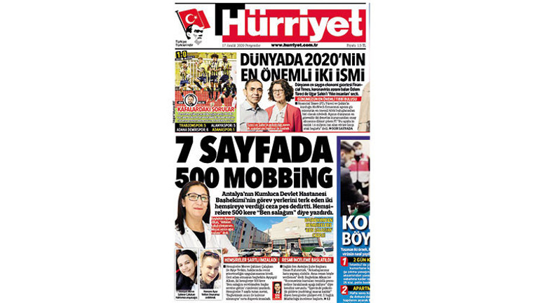 Mobbingci başhekim görevden alındı