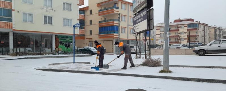 Ankara’nın karla mücadelesi