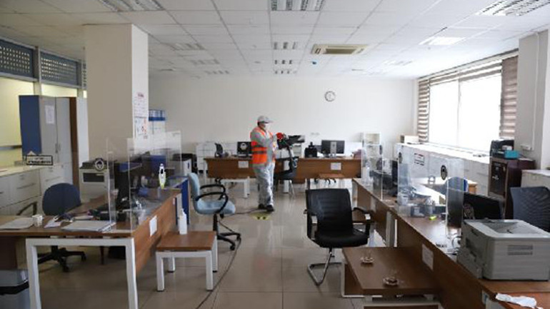 Kartal’da 11 milyon metrekare kapalı alan dezenfekte edildi
