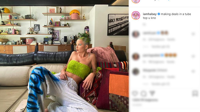 ABDnin Çılgın Kızı Adım Adım Halsey Stili