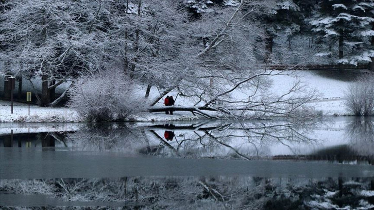 Kışın Karadenizde kartpostallık fotoğraflar çekeceğiniz güzeller