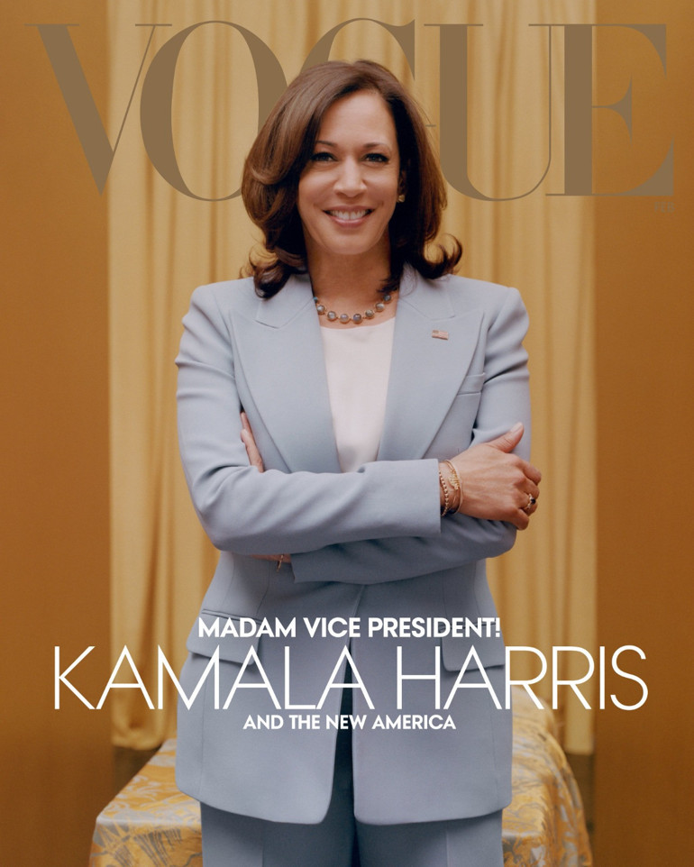 ABDnin ünlü moda dergisi Voguea Kamala Harris tepkisi