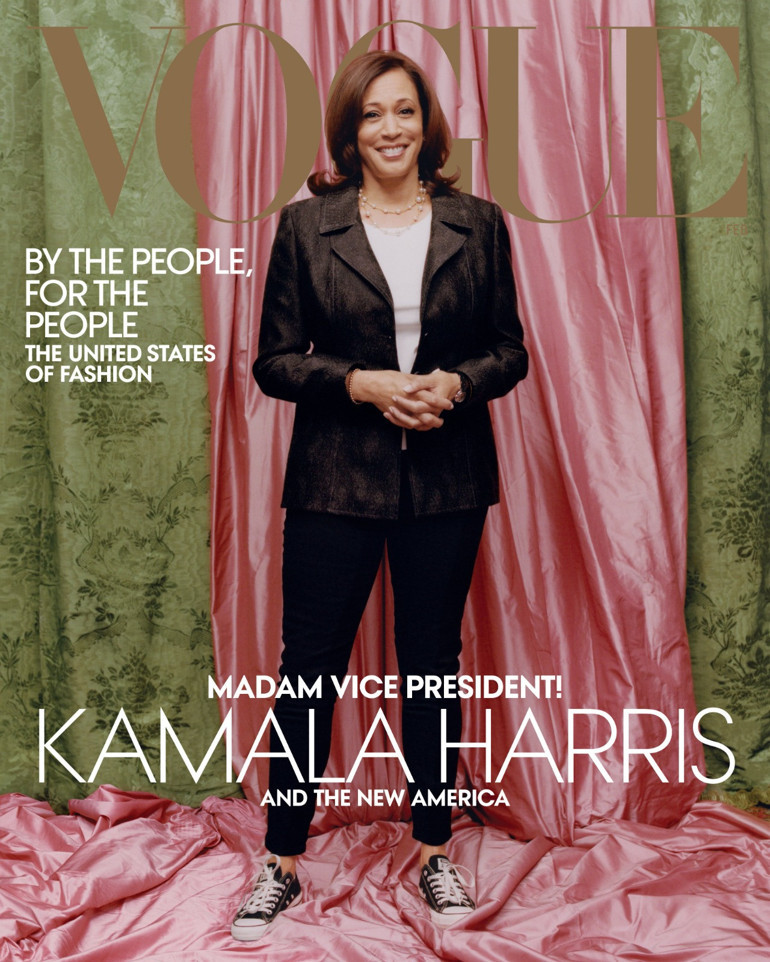 ABDnin ünlü moda dergisi Voguea Kamala Harris tepkisi