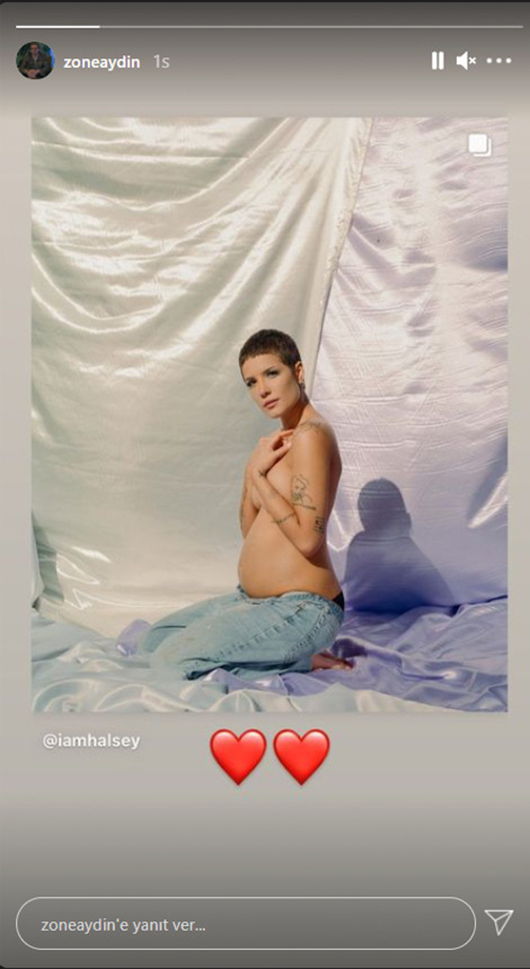 Alev Aydın’la aşk yaşayan ABD’li şarkıcı Halsey: Çocuğumuz hem Noel’i hem ramazanı yaşayacak