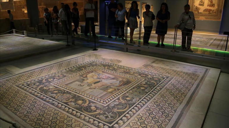 Zeugma Mozaik Müzesini sanal ortamda 1 milyon kişi ziyaret etti