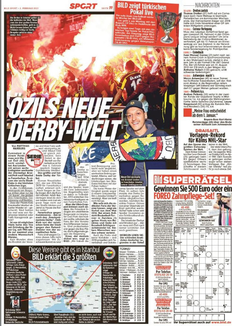 Alman Bild, Ziraat Türkiye Kupasını yayınlayacak