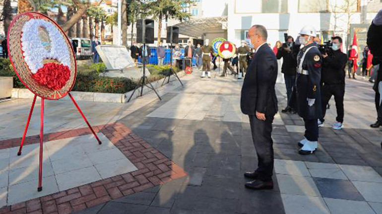Atatürkün Denizliye gelişinin 90’ıncı yılı, törenle anıldı