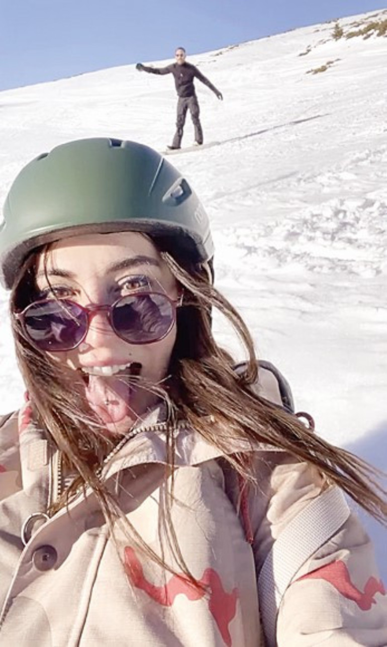 Allan Hakko ve Merve Oflazın ilk karesi Uludağ’dan