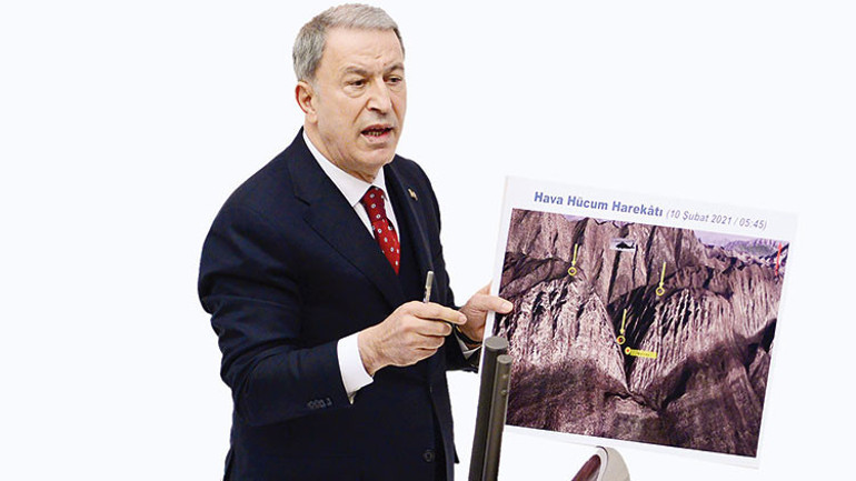 Bakan Akar TBMMde dakika dakika Garayı anlattı