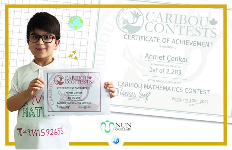 NUN okulları öğrencisinden Matematikte dünya birinciliği