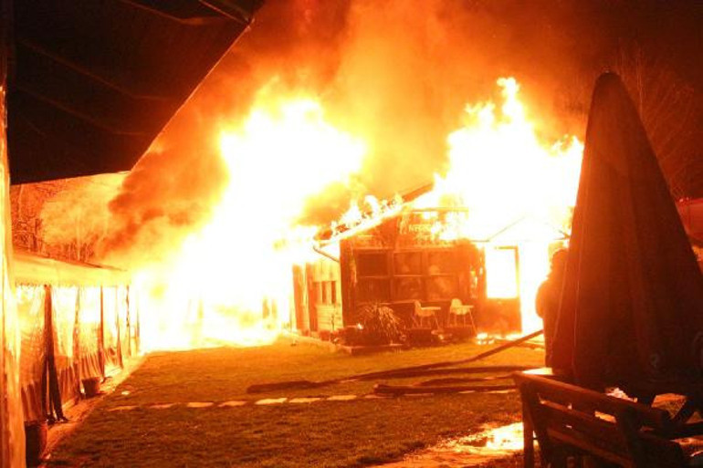 Boğaziçi Üniversitesindeki bir kafeteryada yangın çıktı