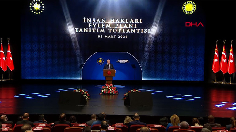Son dakika.... Cumhurbaşkanı Erdoğan, İnsan Hakları Eylem Planını açıkladı