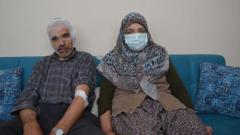 Engelli kardeşlerin yaşadığı ev yanarak küle döndü