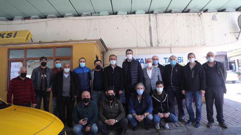 Kartal Belediye Başkanı Yüksel, taksici esnafıyla bir araya geldi