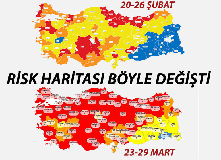 58 il kızardı, kısıtlamalar geri geldi... Ramazanda kapalıyız İşte yeni koronavirüs kararları