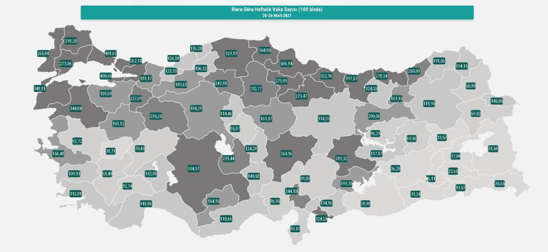 Son dakika haberi: Türkiye vaka haritası güncellendi İstanbul, Ankara, İzmir...