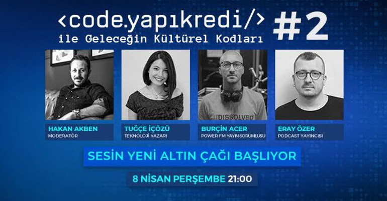 Geleceğin Kültürel Kodlarında ses teknolojileri ele alınacak