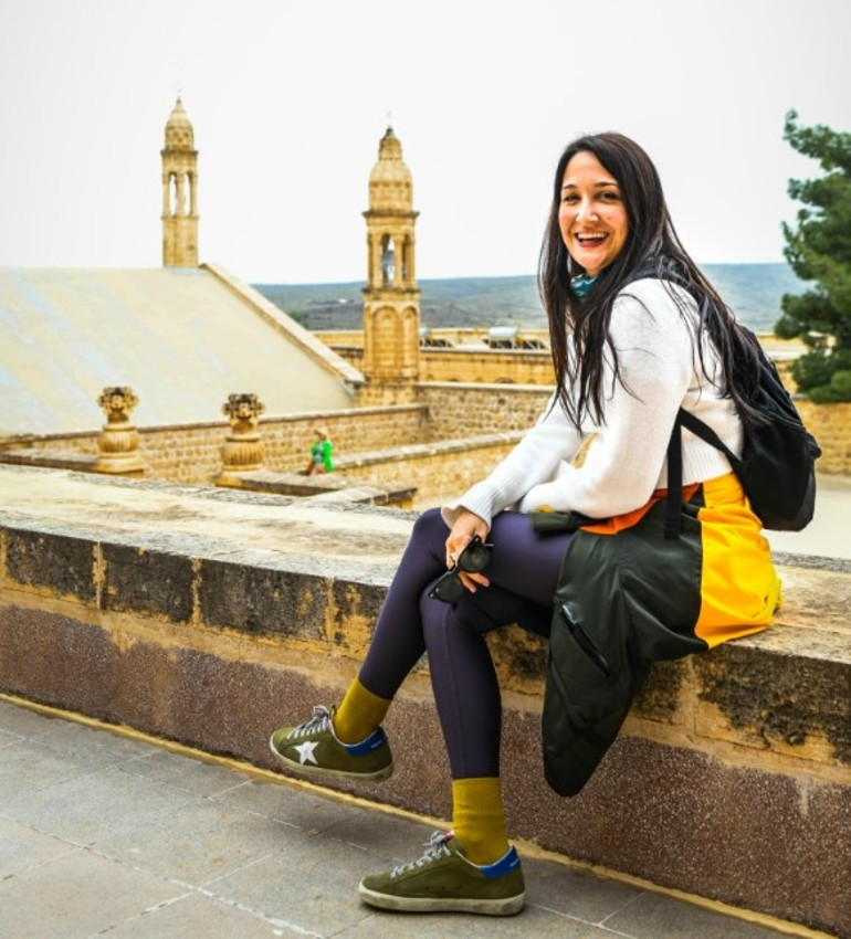 Kahkaha dolu ekip Mardin’de