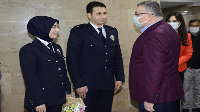 Komiser yardımcısı ile polis memuru 10 Nisan’da evlendi