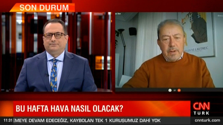 Prof. Dr. Orhan Şen duyurdu: Pazartesi gününe dikkat Kuvvetli yağış olacak..