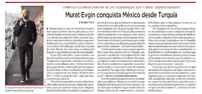 Murat Evgin Meksika basınında