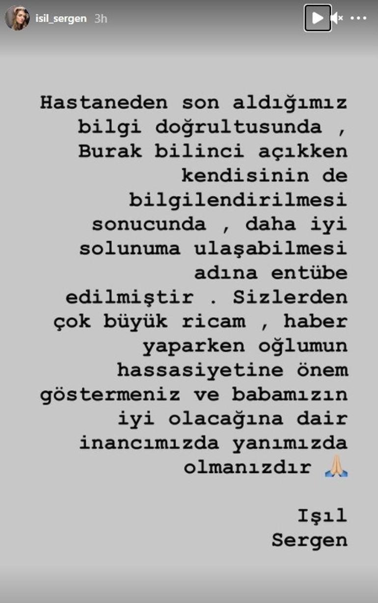 Burak Sergen entübe edildi Sağlık durumu nasıl