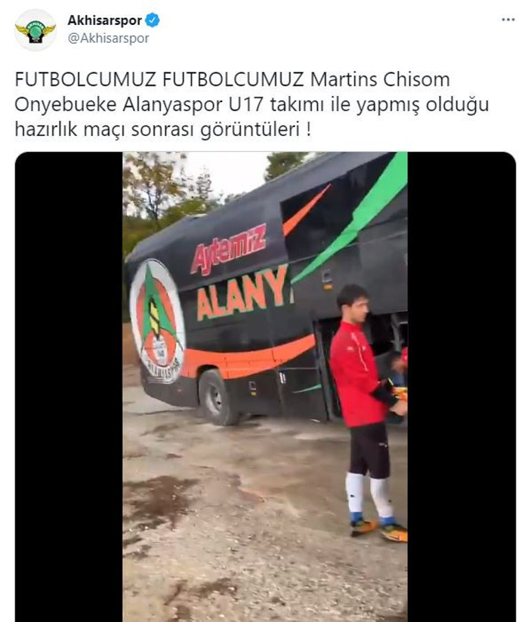 Son dakika: Akhisarspordan Martins Chisom Onyebueke için resmi açıklama Sahte futbolcu iddiası...