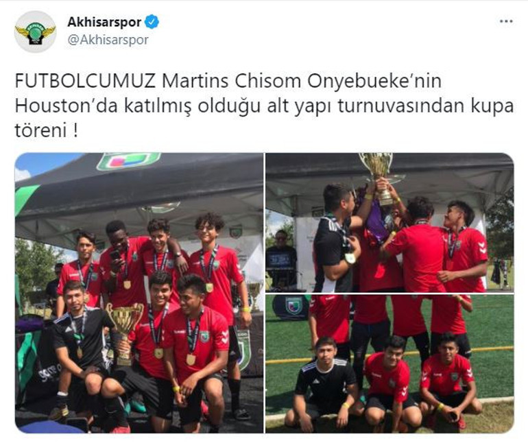 Son dakika: Akhisarspordan Martins Chisom Onyebueke için resmi açıklama Sahte futbolcu iddiası...