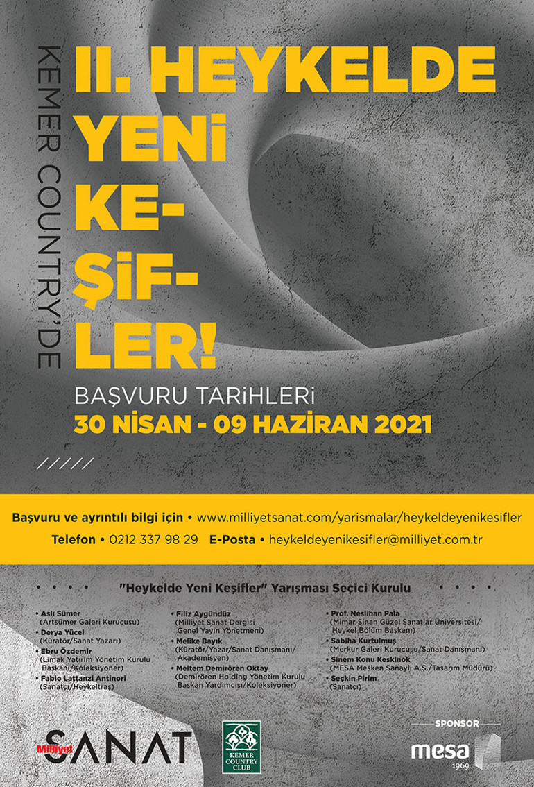 2. Heykelde Yeni Keşifler yarışmasına başvurular başladı