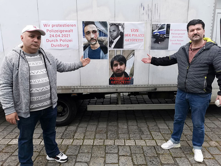 Almanya’da Türkler, polis şiddetini protesto etti