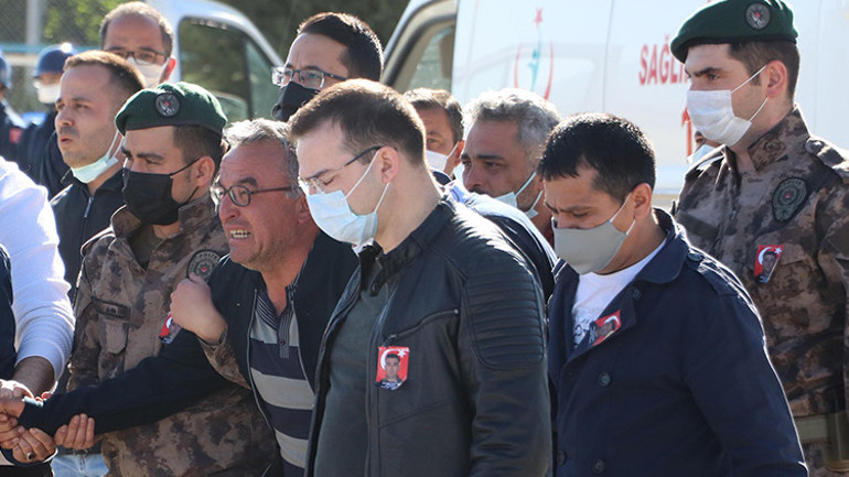 Şehit Özel Harekat Polisi Veli Kabalayın cenazesi Denizliye getirildi