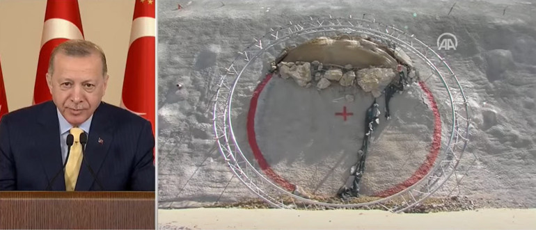 KKTC Sulama İletim Tüneli Açılış Töreni... Cumhurbaşkanı Erdoğan: Ömrü dolmuş formüllerle zaman kaybedilmemeli