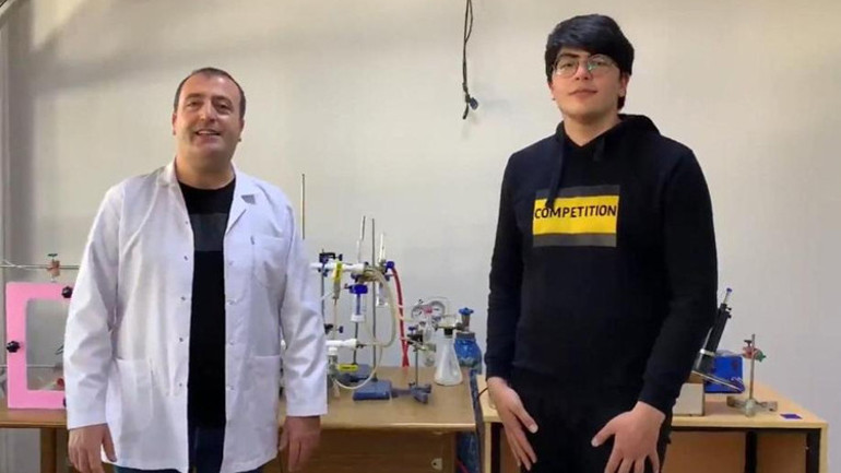 Malatyalı lise öğrencisi ABDdeki bilim ve mühendislik yarışmasında birinci oldu