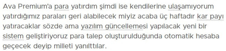 Son dakika... Yeni Çiftlik Bank vakası Ava Premiuma erişilemiyor... SPKdan nitelikli dolandırıcılık açıklaması