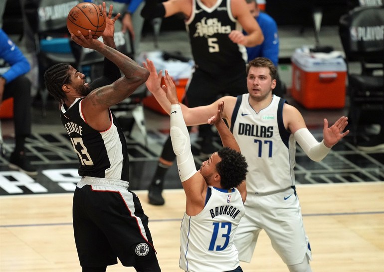 NBAde Gecenin Sonuçları: Doncicin 46 sayısı Maverickse yetmedi, Clippers konferans yarı finalinde