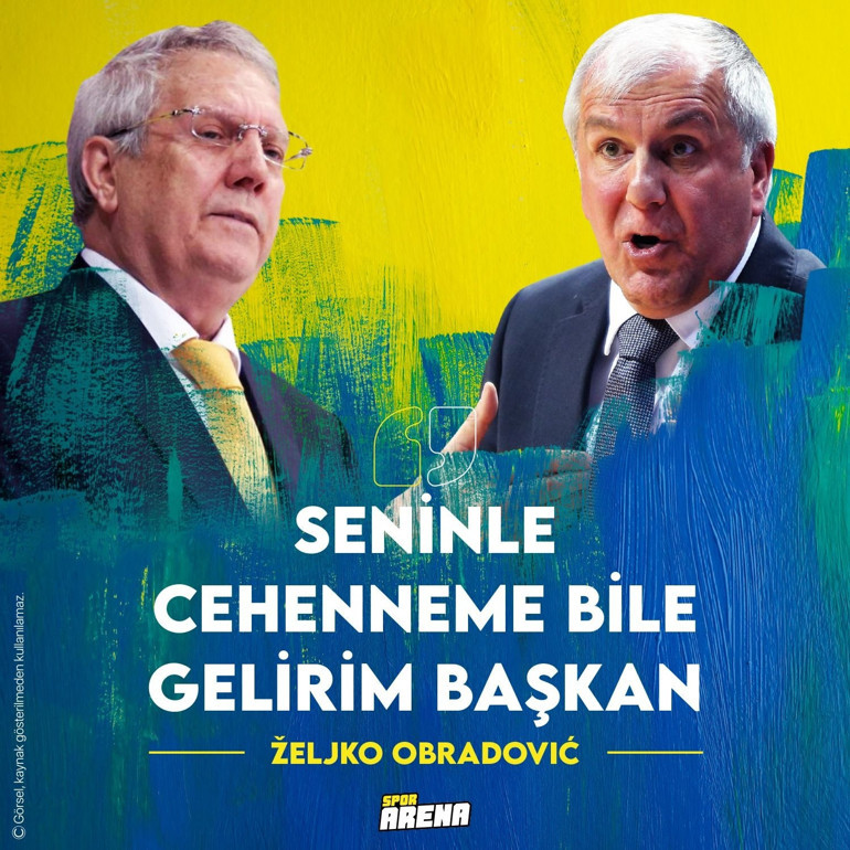 Son Dakika: Zeljko Obradovicten Aziz Yıldırımın tarihi Fenerbahçe teklifine tarihi cevap