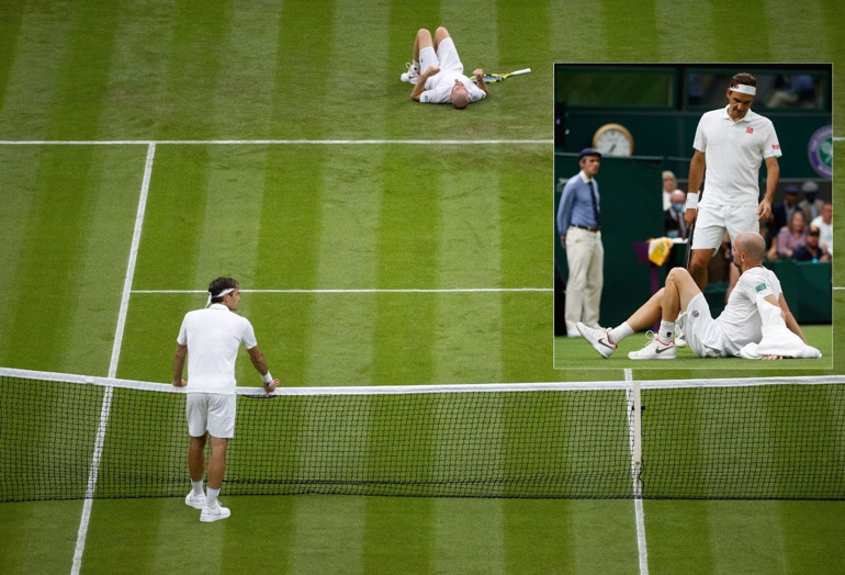 Wimbledona sakatlıklar damga vurdu Federerin şansı ve Serena Williamsın gözyaşları... Zemin neden bu kadar kaygan