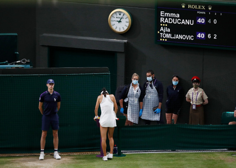 18lik tenisçiden Wimbledona korkutan veda Nefes almakta zorlandı ve...