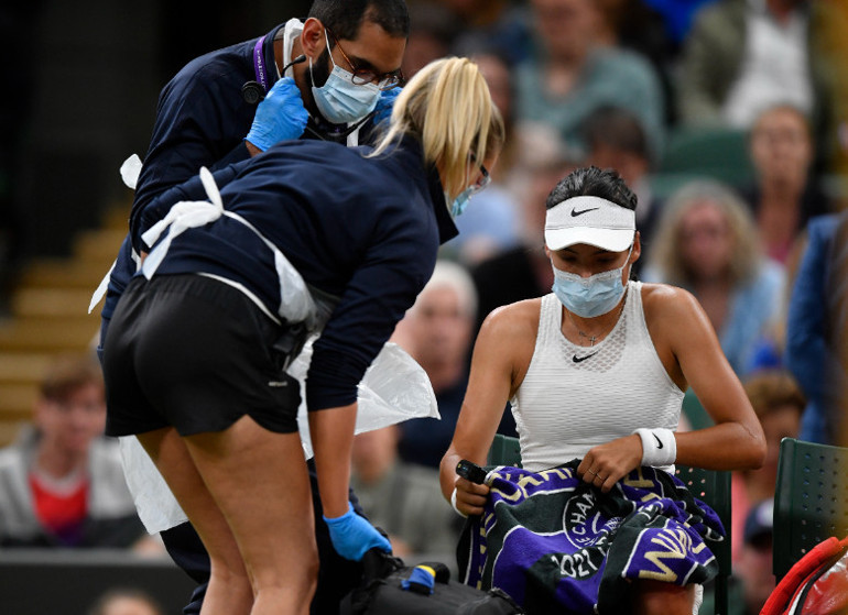 18lik tenisçiden Wimbledona korkutan veda Nefes almakta zorlandı ve...